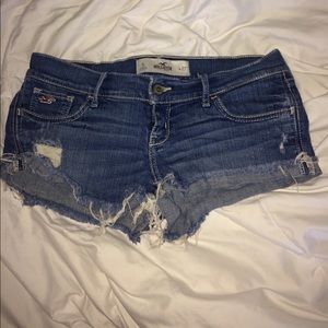 Hollister jean shorts